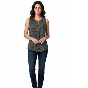 Jones New York Polka Dot Top Size Medium NWT